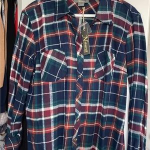 Nwt Cabelas flannel shirt.  Womens XL